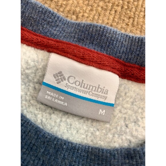 Columbia Sweater Mens M Hart Mountain Long Sleeve Crew Neck Fleece Pullover - Picture 6 of 8